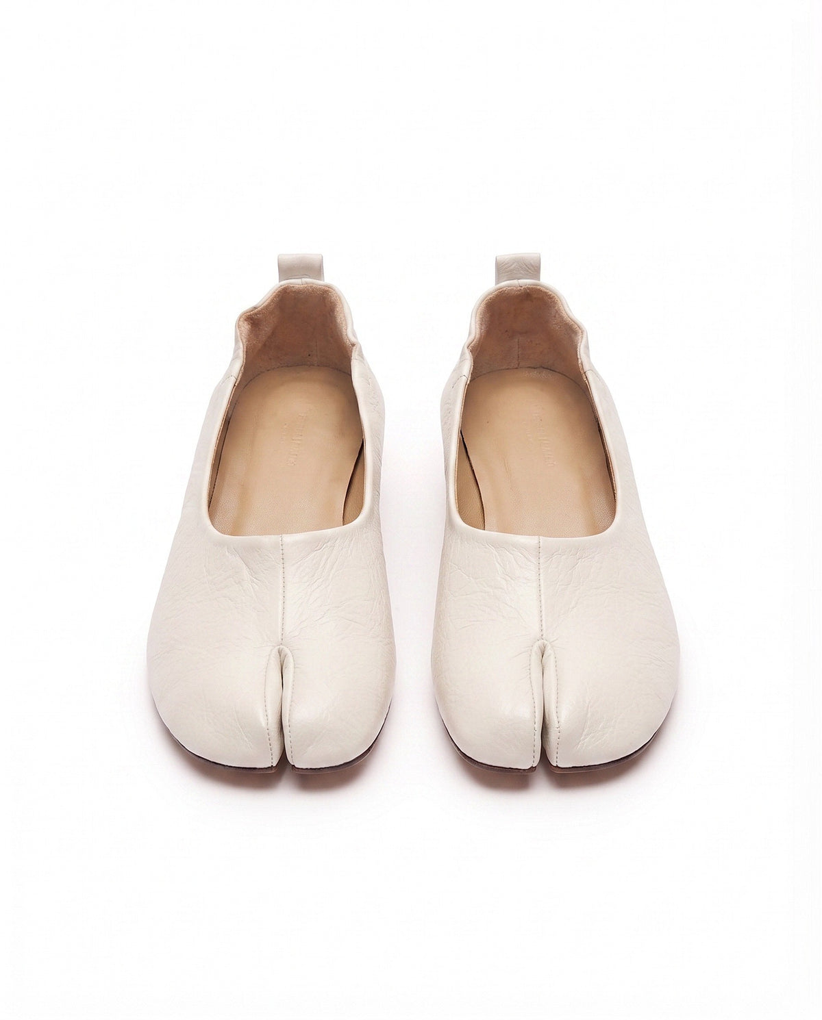 Sora Tabi Low-Heel Flat in White