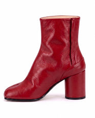 Ginza Tabi Ankle Boot in Red