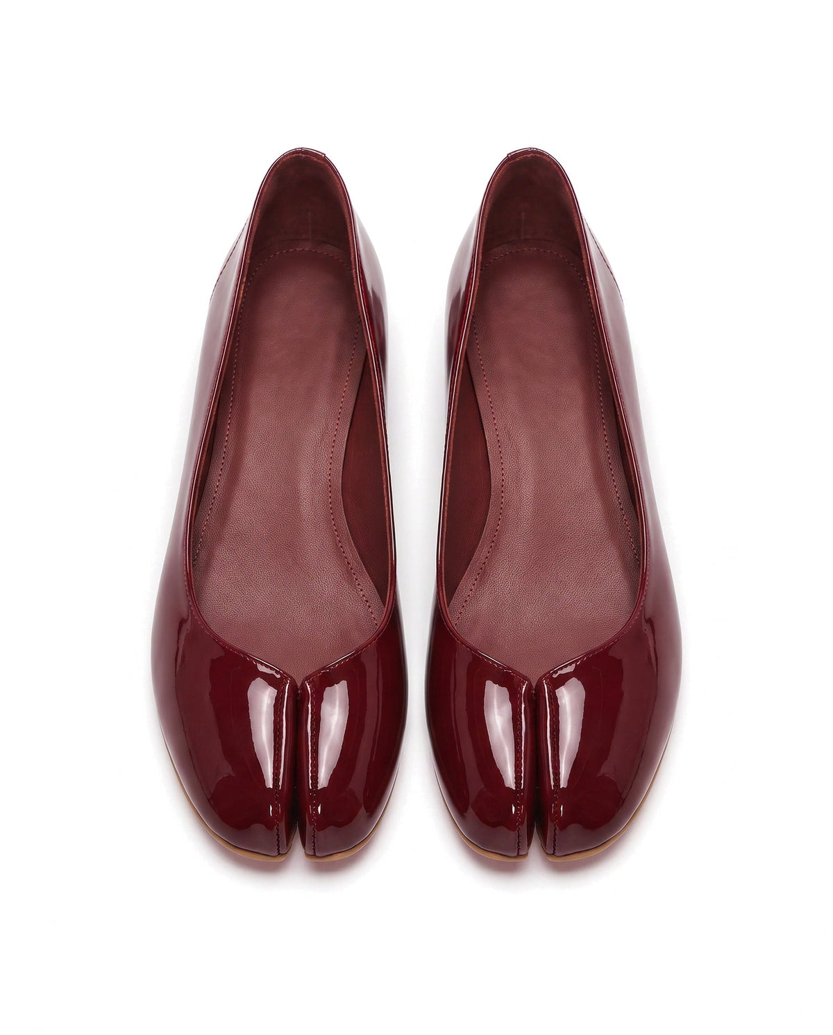 Maiko Tabi Ballet Flat in Wine
