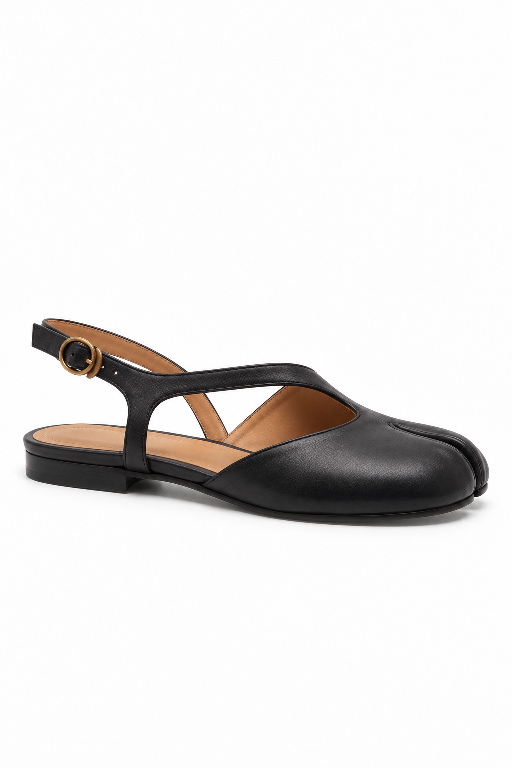 Hotaru Tabi Slingback in Black — side view