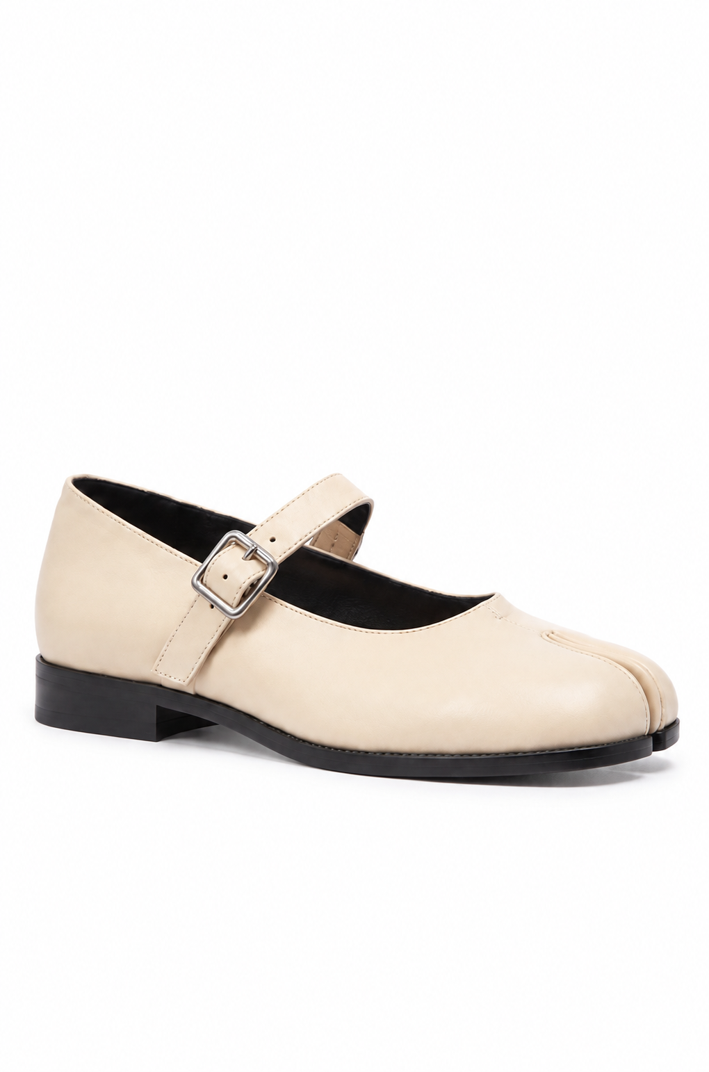 Kiku Tabi Buckle Mary Jane in Cream — side view