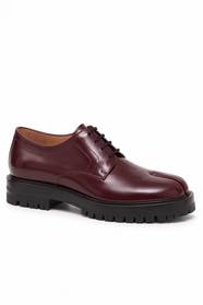 Kurumi Tabi Derby in Burgundy — side view