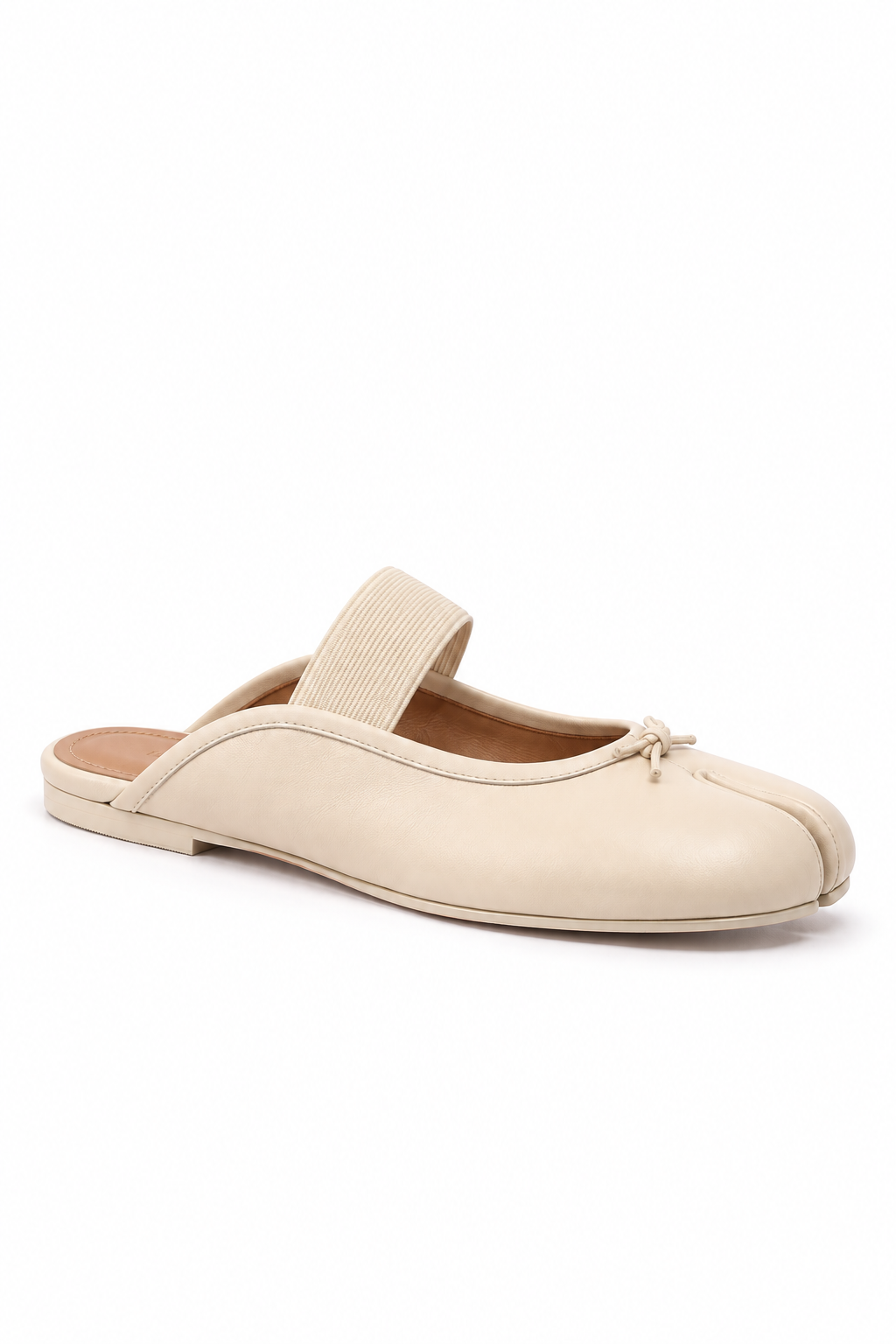 Momo Tabi Ballet Mary Jane in Cream — side view
