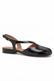 Ruri Tabi Slingback in Black — side view