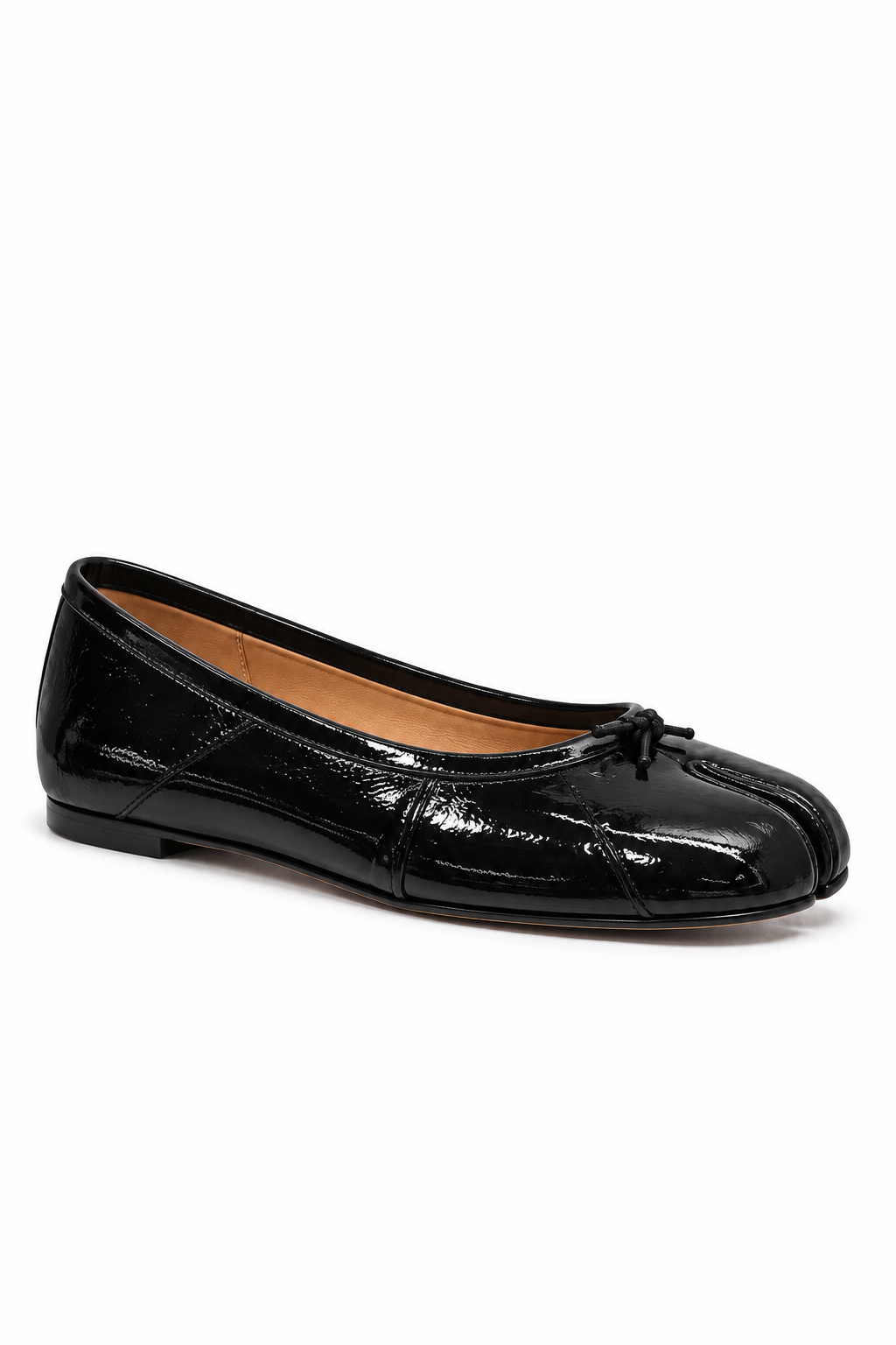 Saya Tabi Ballet Flat in Black — side view