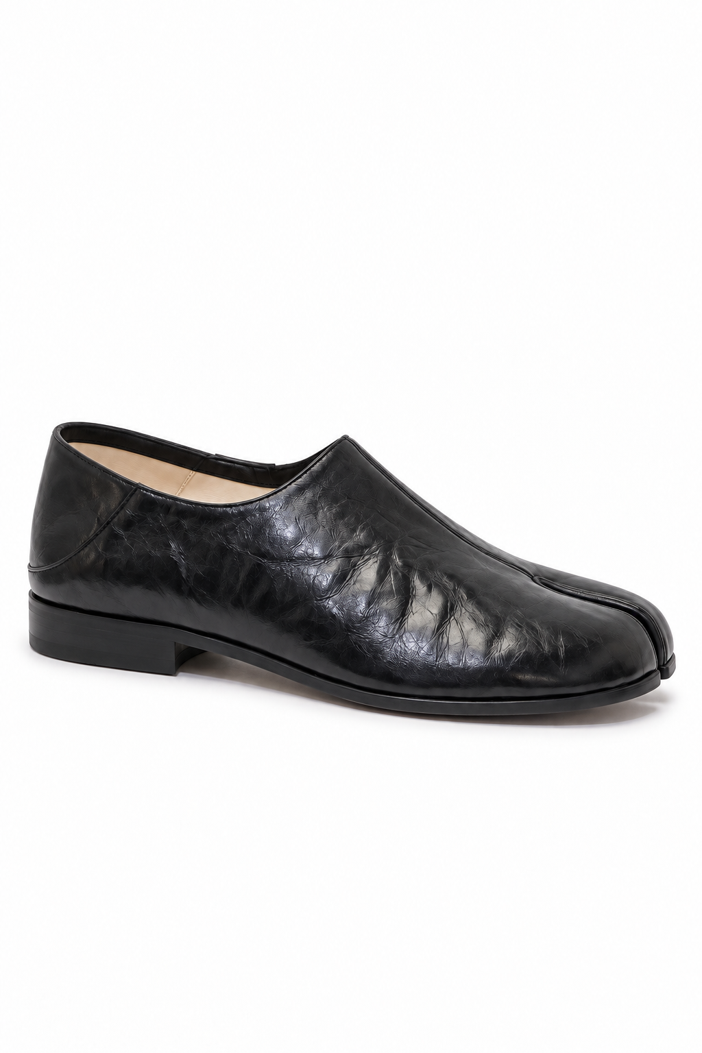 Towa Tabi Slip-On in Black — side view