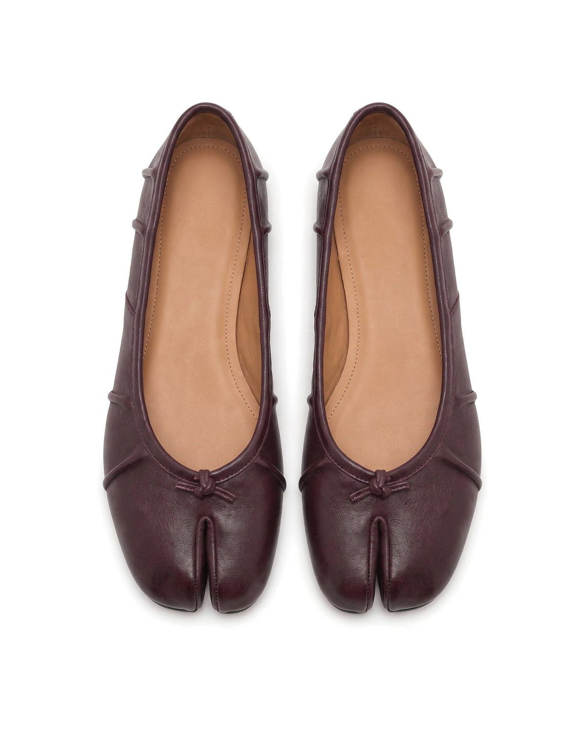 Nodoka Tabi Ballerina in Oxblood
