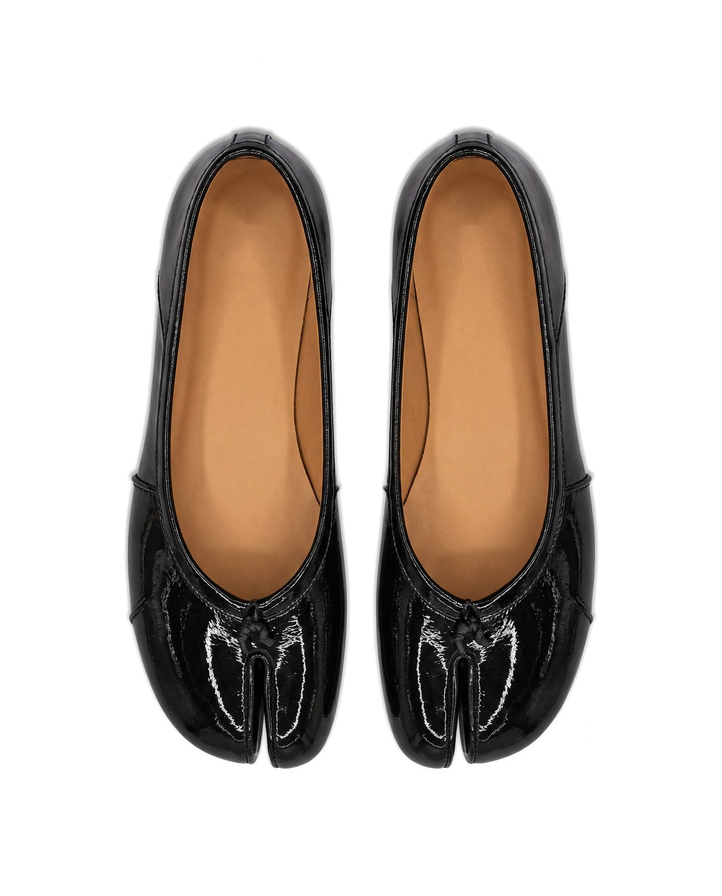 Saya Tabi Ballet Flat in Black
