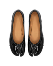 Saya Tabi Ballet Flat in Black