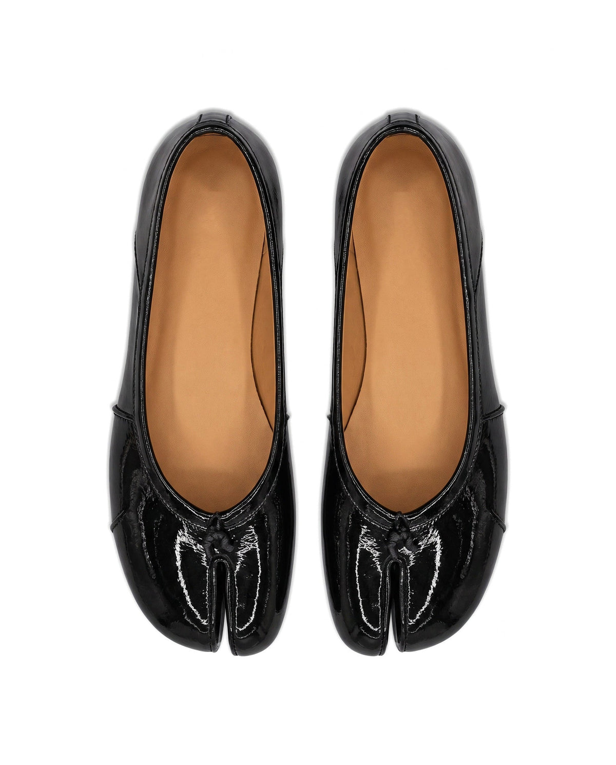 Saya Tabi Ballet Flat in Black