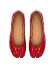 Saya Tabi Ballet Flat in Red