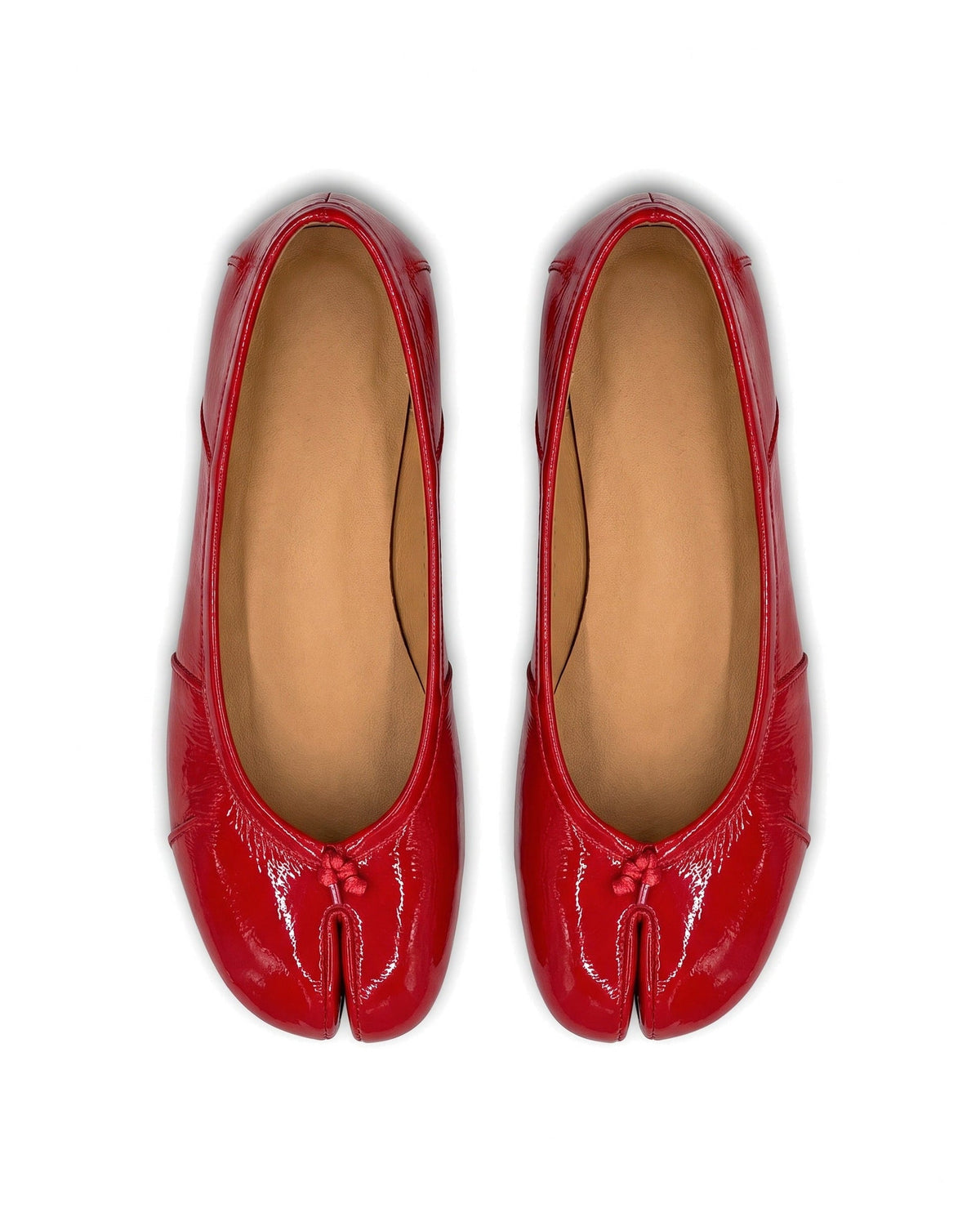 Saya Tabi Ballet Flat in Red